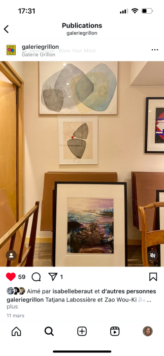 Tatjana et Zao Wou-Ki galerie Grillon