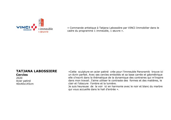 un immeuble une oeuvre projet VINCI avec Tatjana Labossiere 2